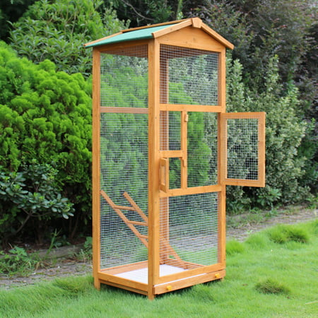 Pawhut 65 in. Outdoor Aviary (Best Birds For Outdoor Aviary)
