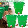 thumbnail image 5 of Goat Feeder with Nipple 8L Baby Bottle Bucket for Lambs & Calves 1/3/5 Mouth Sheep Milk Feeder & Plastic Feed Trough Multi-Animal Livestock Nursing Bucket with Scale & Handle, 5 of 8