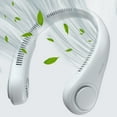 thumbnail image 1 of JISULIFE Ventilateur de Cou Portable, Ventilateur Mains Libres Sans Pales, Ventilateur Personnel Portable à Batterie 4000 mAh, Ventilateur de Bureau Alimenté par USB, 3 Vitesses - Gris, 1 of 8