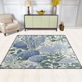 thumbnail image 2 of Yayeee Area Rugs for Living Room 6.7'x4.8' Non Slip Washable Bedroom Floor Carpet, Blue Hydrangeas Pattern, 2 of 5