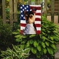 thumbnail image 2 of Brazilian Terrier Dog American Flag Garden Flag, 2 of 3