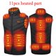 thumbnail image 1 of 11 Uds chaleco calefactable chaqueta moda hombres mujeres abrigo inteligente USB calefacción eléctrica térmica ropa de abrigo chaleco calefactable de invierno 열선조끼 Tan Jianjun unisex, 1 of 2