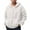 White, variant on Telankuip Mens Fuzzy Sherpa Hoodies Jacket Long Sleeve Full Zipper Hooded Sweatshirts Oversized Casual Soft Comfortable Solid Warm Winter Outwear 2026 Fashion Outfits White XL