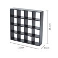 thumbnail image 3 of 1 12 16 Estantes de rejilla Estantería de madera negra Estantería Regalos para niños Decoración de casa de muñecas, 3 of 8