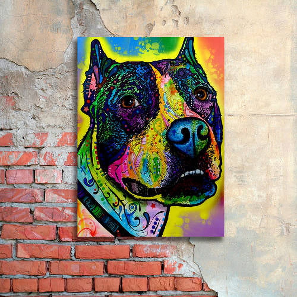 Trademark Fine Art "Justice" Brushed Aluminum Wall Art Art by Dean Russo 16x22