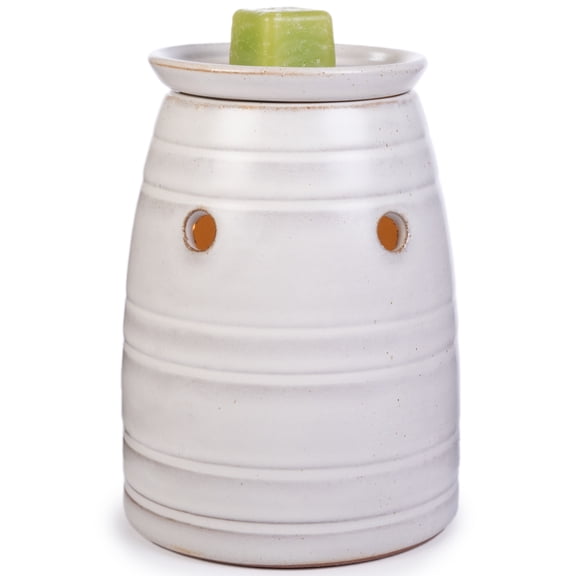 Scentsationals Wax Melt Warmer, Wax Warmer for Scented Wax Melts - Modern Stripes - Candle Wax Melter for Fragrance Cubes and Tarts