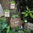 thumbnail image 4 of Puerta y ventanas de hadas para árboles, casa de hadas en miniatura, ventana y puerta, adorno para césped, árboles de pared, miniarte de jardín de kusrkot Ventanas de puerta de hadas, 4 of 4