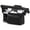 Black, variant on Lenkho Organizer Bag With 2 Cup Holders Detachable Wrist Shoulder Strap Strollers - Stylish Blue For Parents