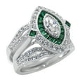 thumbnail image 3 of LaRaso & Co His Her Wedding Ring Set Vintage TRIO Couples Rings 6/12, 3 of 6