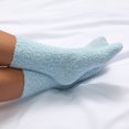 thumbnail image 6 of Martha Stewart Womens Marled 2 Pack Butter Crew Sock Blue Sky/Silver Grey, 6 of 6