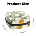 thumbnail image 2 of Daisy Period Purse Storage Bag Scented Sanitary Napkin Disposal Bags Pouch Bag with Zipper, 2 of 6