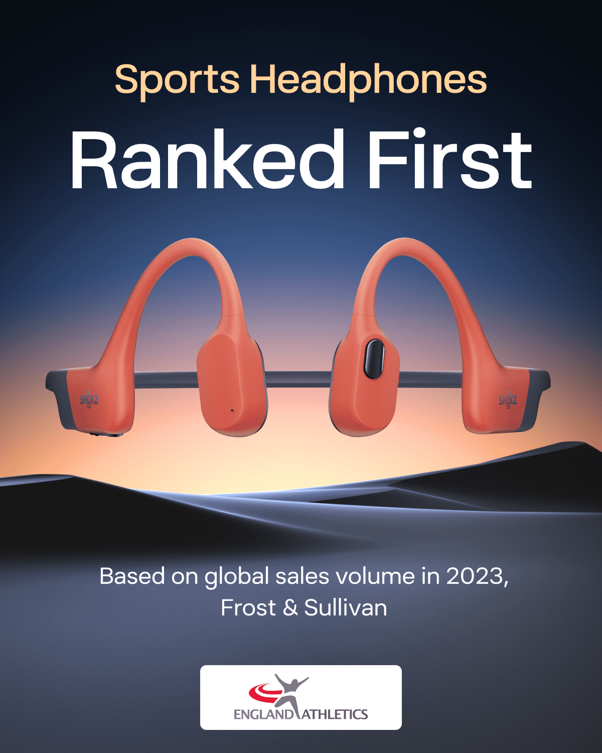 Restored Shokz OpenSwim Pro - Open-Ear Bluetooth Headphones & 32GB MP3 Player, IP68 Waterproof, Bone Conduction Headphones, Running and Swimming, Red