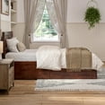 thumbnail image 5 of AFI Canyon Walnut Storage Platform Bed with Matching Footboard, Twin-XL, 5 of 16