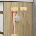 thumbnail image 4 of Floleo Clearance Heart Shaped Multifunctional Hooks for Clothes Hats Towels, Strong Adhesive Wall Hooks for Bathroom Kitchen, No Damage Space Saving Organizer, 4 of 6