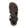 thumbnail image 3 of Daniel - Leather Fisherman Sport Sandal | Brown Nubuck, 3 of 5