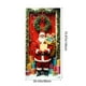 thumbnail image 3 of Christmas Door Curtain Santa Claus Polyester Fabric Decorative Cover for Holiday Party Wall and Door Hanging Festival Home Decor, 3 of 6