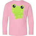 thumbnail image 3 of Inktastic Cute Frog, Little Frog, Baby Frog, Green Frog Long Sleeve Youth T-Shirt, 3 of 5