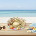 thumbnail image 3 of vlrwzc Mexican Straw Sombrero Hat Hawaiian Luau Beach Party Headwear, 3 of 6