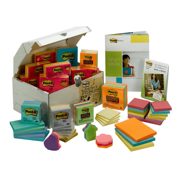 Postit® Notes Treasure Chest 10 Pound Assorted Variety
