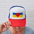 thumbnail image 6 of CafePress - National Flag Of ??????? / Ukraine Hig - Adjustable Unisex Printed Trucker Hat with Mesh Back, 6 of 10