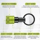 thumbnail image 2 of 12pcs Bit Holder Key Chain 1/4inch Bit Holder Hex Shank Screwdriver Portable Light-weight Quick-rele, 2 of 5