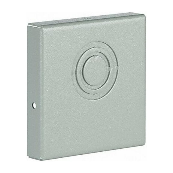 Wiegmann Wireway,End Cap,6x6 Sq In,Steel,Gray E0606