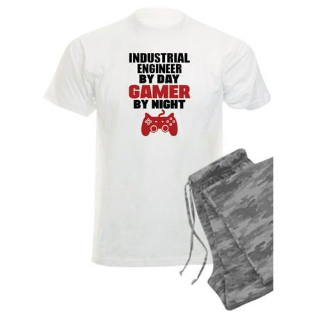 

CafePress - INDUSTRIAL ENGINEER BY DAY GAMER BY NIGHT Pajamas - Men s Light Pajamas