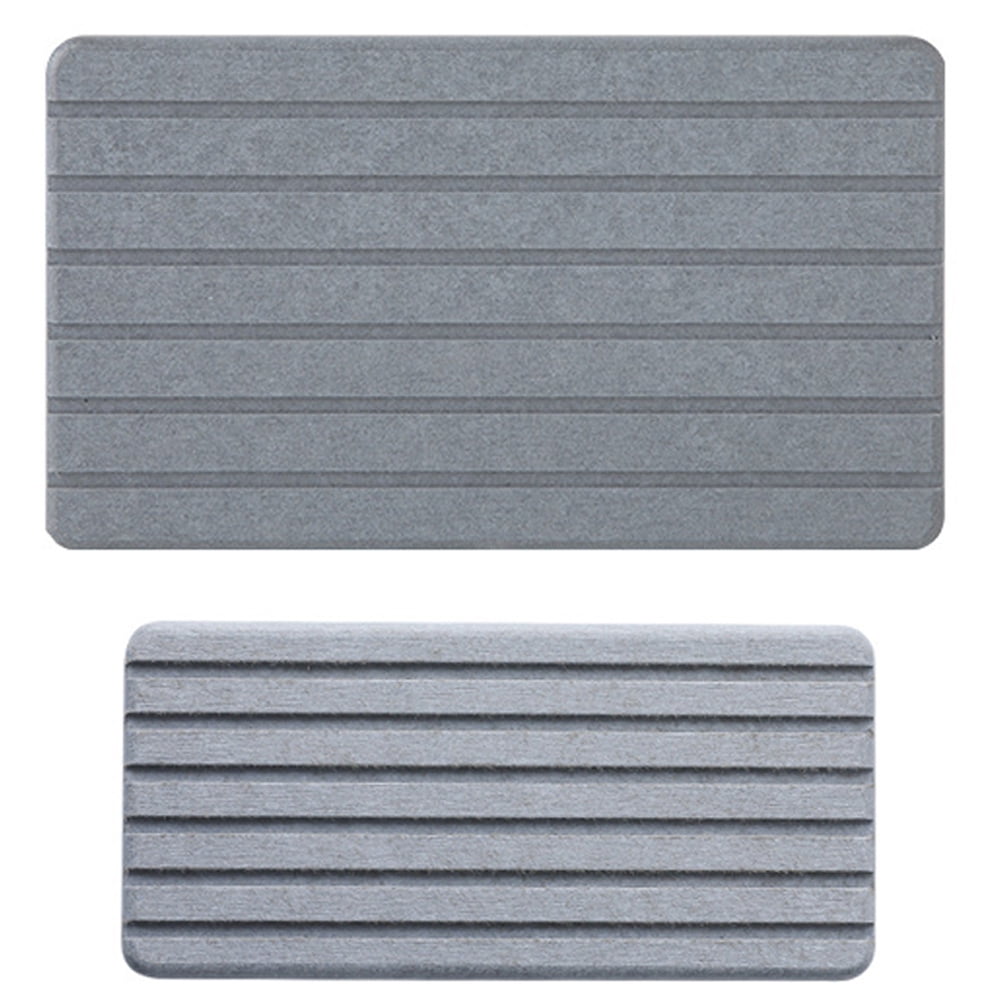  WIFER Stone Drying Mat for Kitchen Counter, Super Quick  Absorbent Diatomaceous Earth Stone Dish Drying Mats for Multiple  Usage,Eco-friendly,Heat-resistant,Non-Slip Drying Stone Pad 15.7”x11.8”  Grey: Home & Kitchen