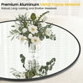 thumbnail image 6 of 20 Inch Round Mirror, HD Eco-Friendly Round Bathroom Mirror, Metal Framed Circle Vanity Mirror for Bathroom Bedroom Living Room Entryway, Anti-Rust, Hanging or Leaning, 6 of 10