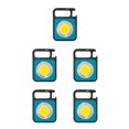 thumbnail image 1 of Shengyu Camping Flashlight Adjustable Lights Keychain Work Lamps Life Waterproof Portable Torch Outdoor Climbing Backpacking Green 5Set, 1 of 6