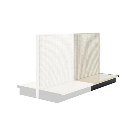 Global Industrial 243465 Gondola Shelving Double Sided Aisle Add On, 48 W x 35 D x 54 H in. - Beige