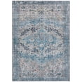 thumbnail image 2 of Addison Rugs Chantille Indoor/Outdoor Traditional Border Blue Machine Washable Rectangle Rug, 10' x 14', 2 of 7
