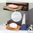 thumbnail image 7 of Teak soap Dish for Shower by HTB, Wood Decorative Bath soap Holder Heightened Base Design to Keep Soap Dry in Kitchen, Bathroom, Sink, Bathtub, Cute Wooden soap Saver for Hand Face Shampoo bar (1pcs), 7 of 7