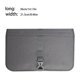 thumbnail image 3 of Injueey Bolsa de almacenamiento de nailon de viaje, organizador plegable para peinar el cabello, compartimentos de separación, bolsa, estuche colgante Almacenamiento y organización del hogar Gris Injueey HA066812-02, 3 of 6