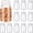 White, variant on Miangastore 12Pcs 80ml PET Pill Container Bottles Chemical Medicine Tablet Storage Holder Pill Dispenser with White