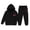 Black, variant on Xmyrz Girl Outfits Pants Set Cherry Print Comfy Bow Basic Relaxed Versatile Breathable Clothes Sets
