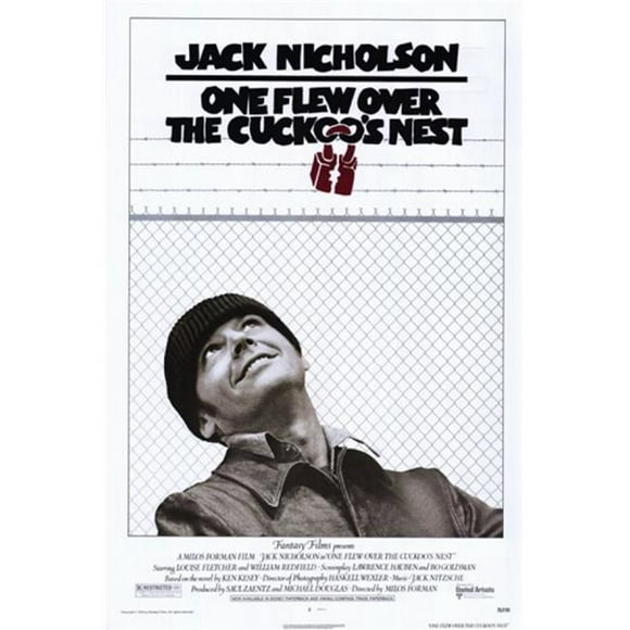 Pop Culture Graphics MOV189527 One Flew Over the Cuckoos Nest Movie Poster, 11 x 17