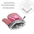 thumbnail image 6 of Sikiie Pink Balloon Puppy Art Oven Mitts and Pot Holders, Silicone Oven Gloves, Heat Resistant Oven Mitts 4Pcs Set, 6 of 6
