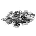 thumbnail image 3 of Door Hinges, Replaceable Practical Safe Reliable Hinges  For Suitcases For DIY Wooden Box For Wardrobes Silver White, 3 of 8