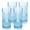 Blue-Set of 4, variant on Tritan Tall Tumbler Mix Color Set of 4 18oz Drinking Glasses