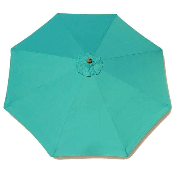 Covered Living 9ft x Umbrella 8 Rib Blue Umbrella Canopy, Olefin