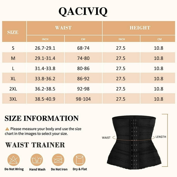 Segmented Waist Trainer for Women Waist Cincher Shapewear for Women Tummy  Control Workout Body Shaper Girdle 