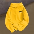 thumbnail image 3 of Maean Womens Sweatshirt Bow Printed Cute Pullover Long Sleeve Lightweight Loose Hoodies Sweatshirts with Pockets, 3 of 7
