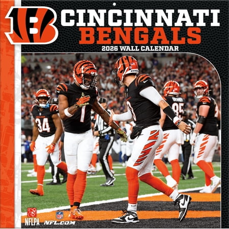 Cincinnati Bengals 2026 12M Turner Wall Calendar – Pf