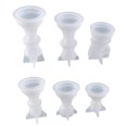thumbnail image 3 of Juego de 6 moldes de resina de ajedrez 3D International Chess Piece Moldes de silicona para fundición de resina Moldes de silicona epoxi, 3 of 5