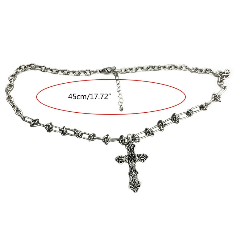 アクセサリー Order CROSS necklace ZPAQI Vintage Cross Pendant Necklace for Women Men Chain