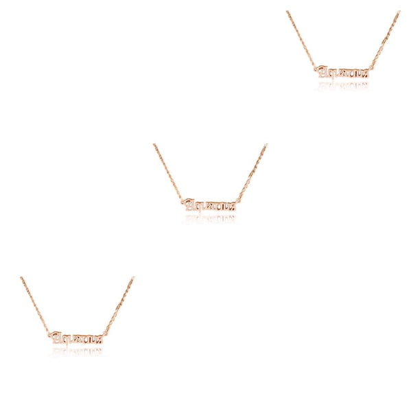 Collar Colgante Sonducket de aleación oro rosa Acuario