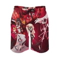 thumbnail image 2 of Hazbin Hotel Mens Board Shorts Quick Dry Swim Trunk Lightweight Soft Swimsuit Bathing Suit for Boys XL, 2 of 8