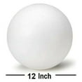 Large 12 Inch Styrofoam Ball for Art & Crafts Projects