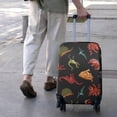 thumbnail image 3 of Vivid Dinosaurs Pattern Luggage Cover Fashion Suitcase Cover Baggage Covers Fit 25-28 Inch Luggage (Go Travel), 3 of 5